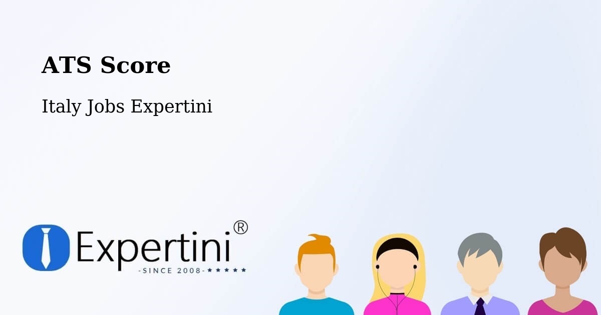 Resume ATS Score & Job Description Match Tool – Aggius - Italy Jobs Expertini