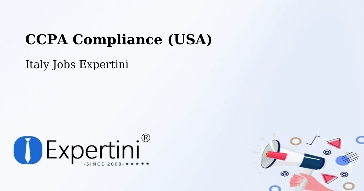CCPA Privacy Rights & Compliance Notice – Aggius - Italy Jobs Expertini