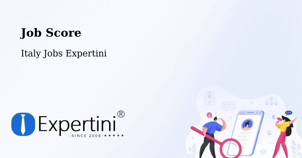 Job Score & Job Description Score Tool – Aggius - Italy Jobs Expertini