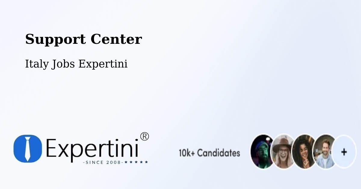 Support Services – Aggius - Italy Jobs Expertini